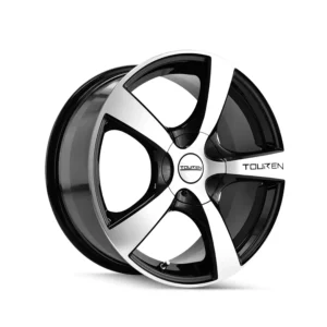 Touren Tr9-3190 18X8 5X112_5X120 40Et 74.1Cb Negro_Cara mecanizada_Labio mecanizado